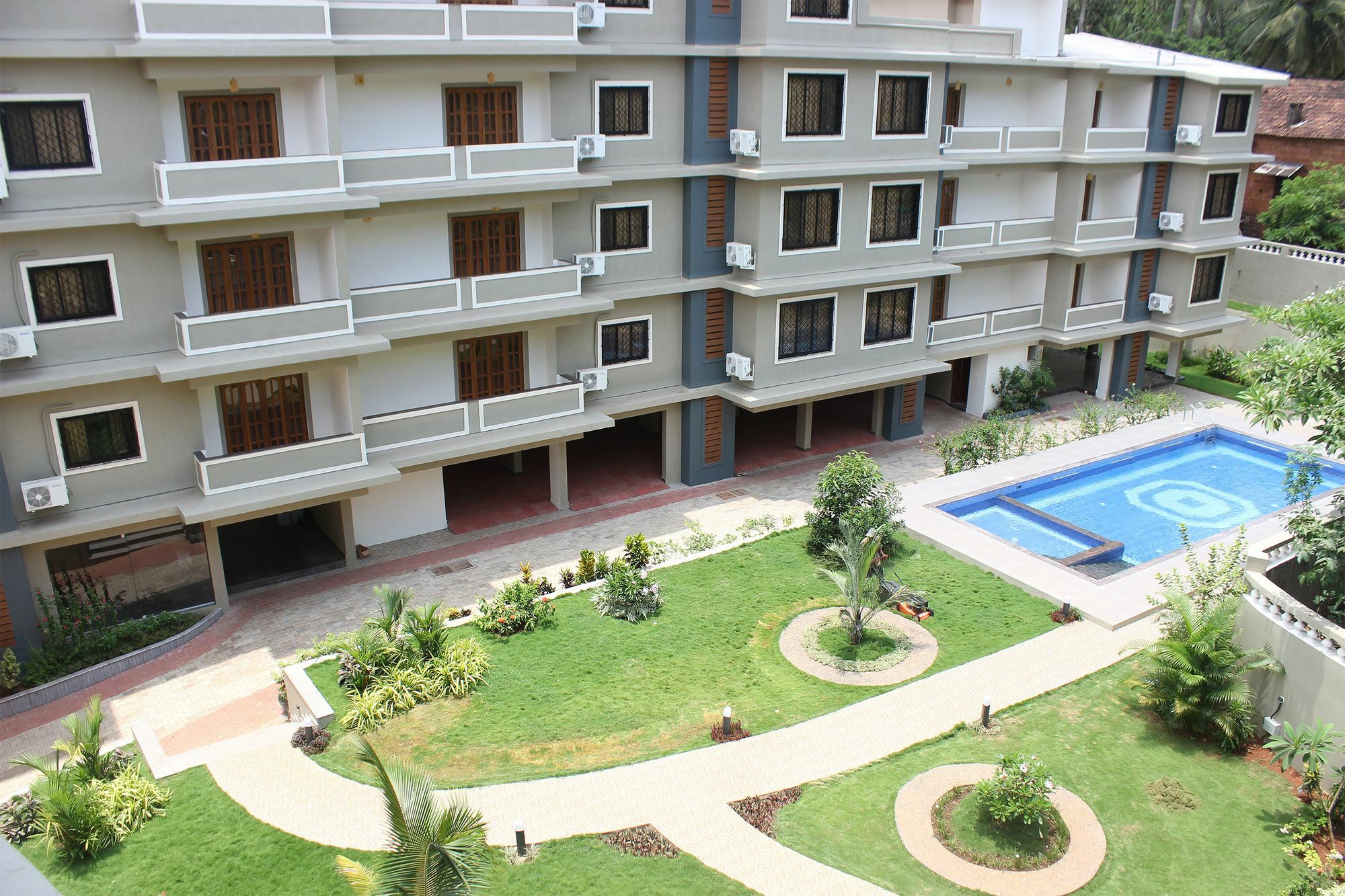 Ferienwohnung Boutique 2 Bhk North Goa Road Sangolda Exterior foto